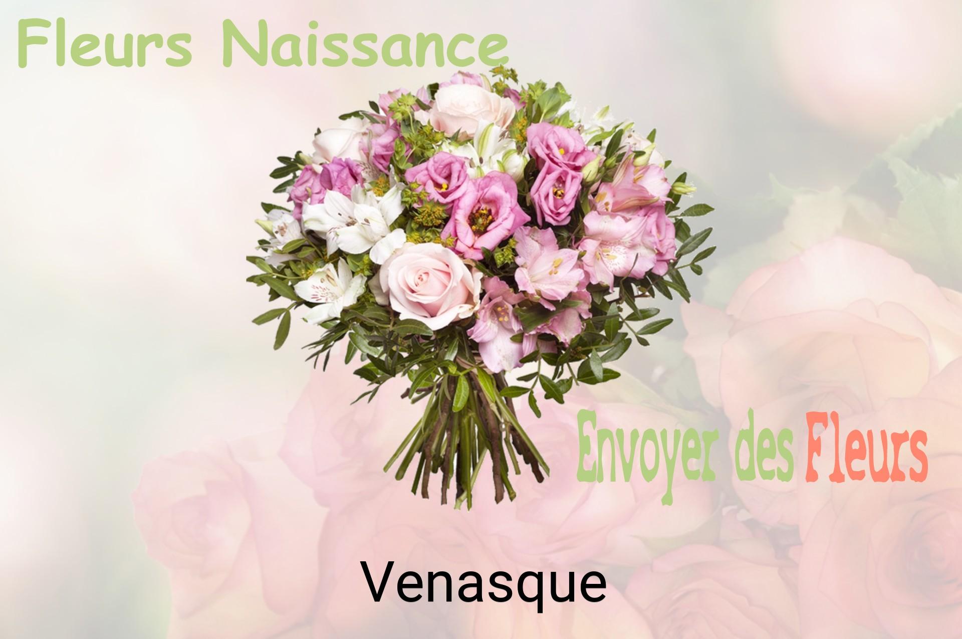 Bouquet de fleurs de naissance livré à Venasque